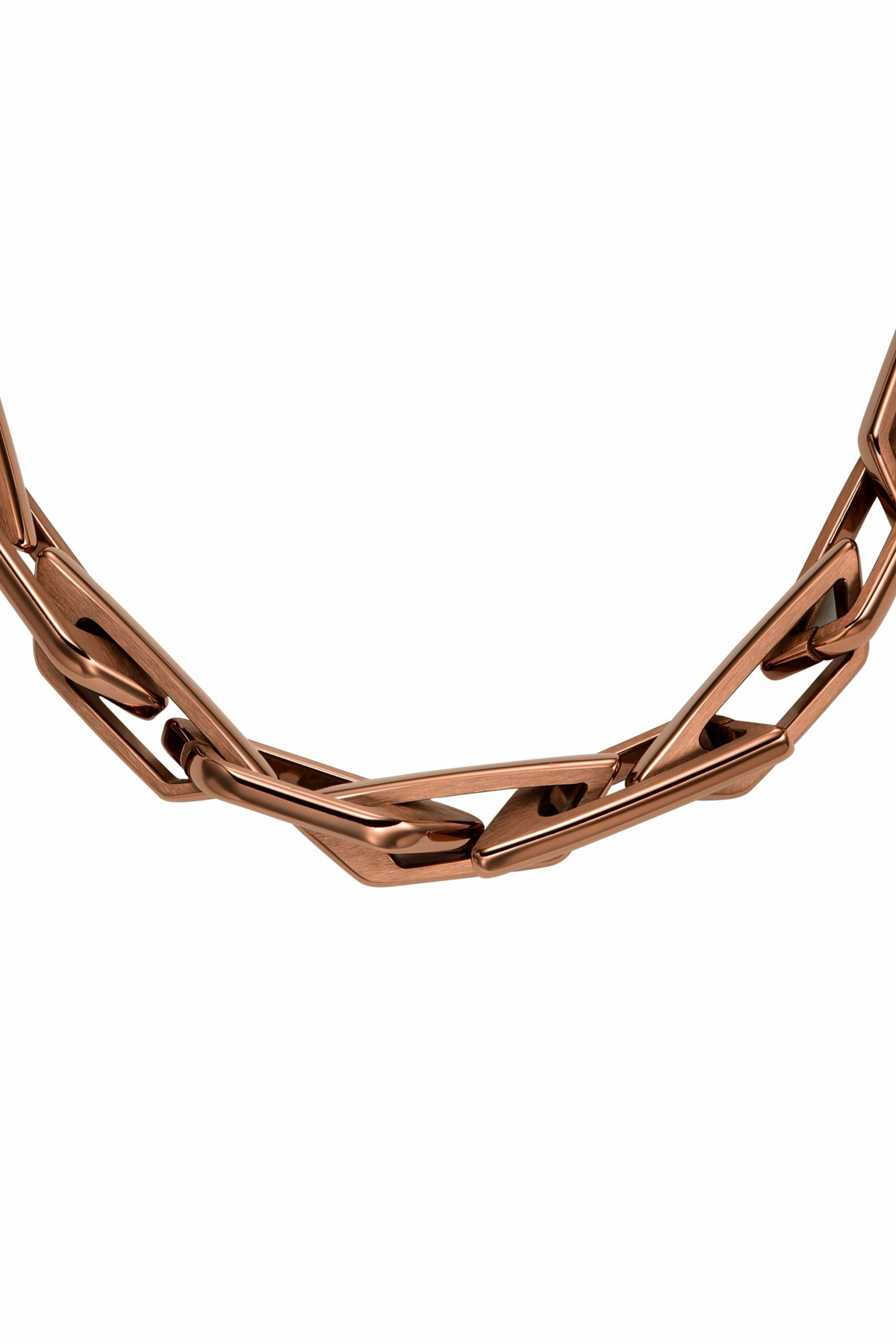 Diesel Stainless steel chain necklace - Necklaces - Unisex - Brown
