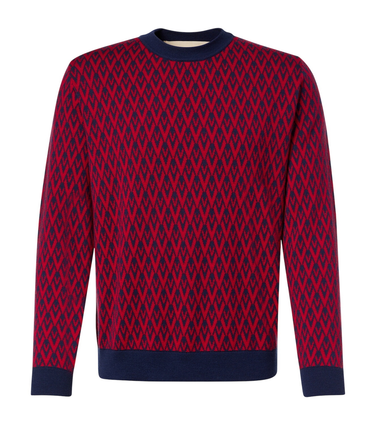 Valentino Sweater Blue Mens Knitwear Valentino