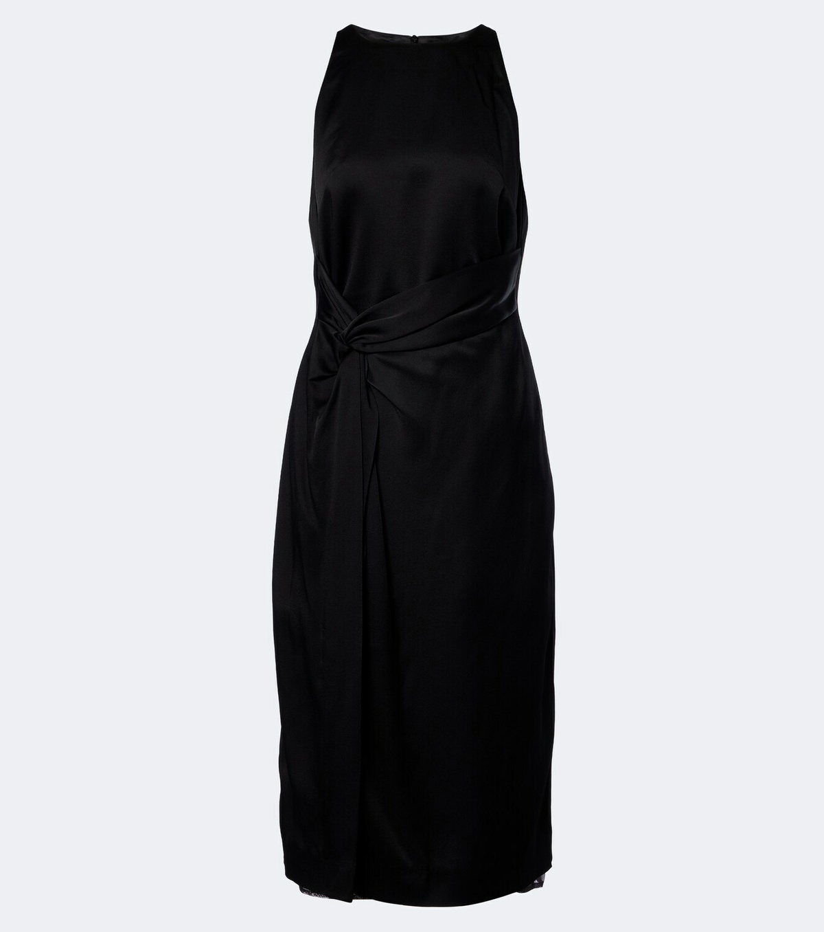 Róhe Gathered midi dress