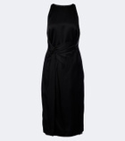Róhe Gathered midi dress