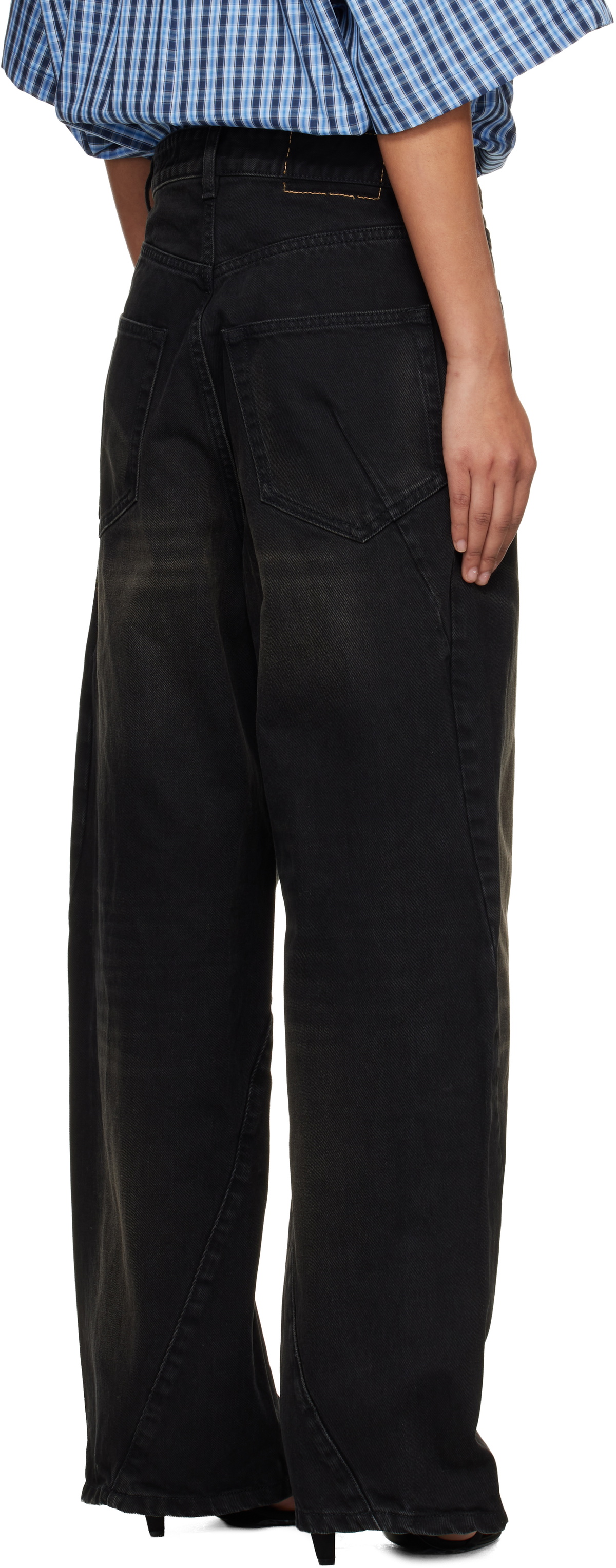 VETEMENTS Black Spiral Jeans