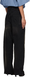 VETEMENTS Black Spiral Jeans