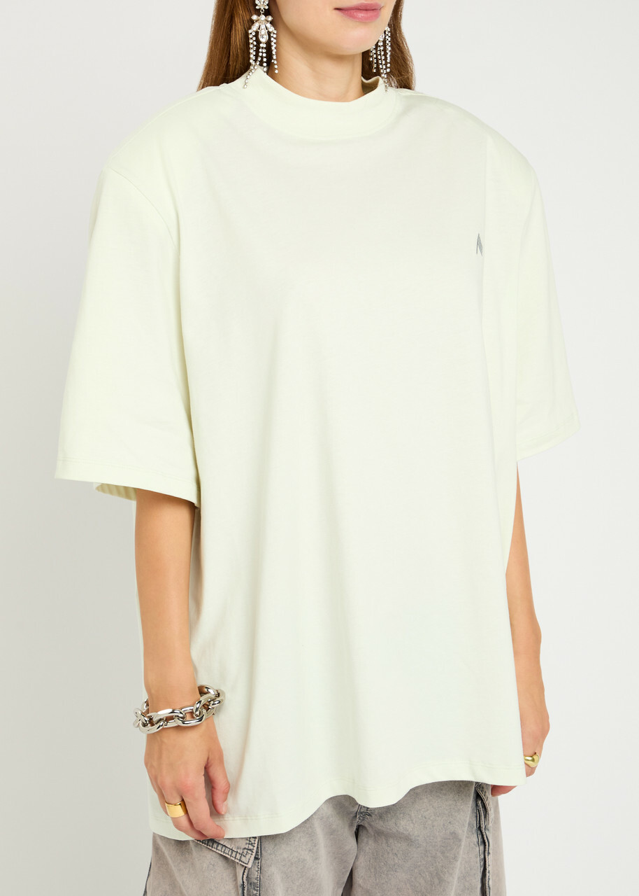 The Attico Killie Oversized Cotton T-shirt Off White
