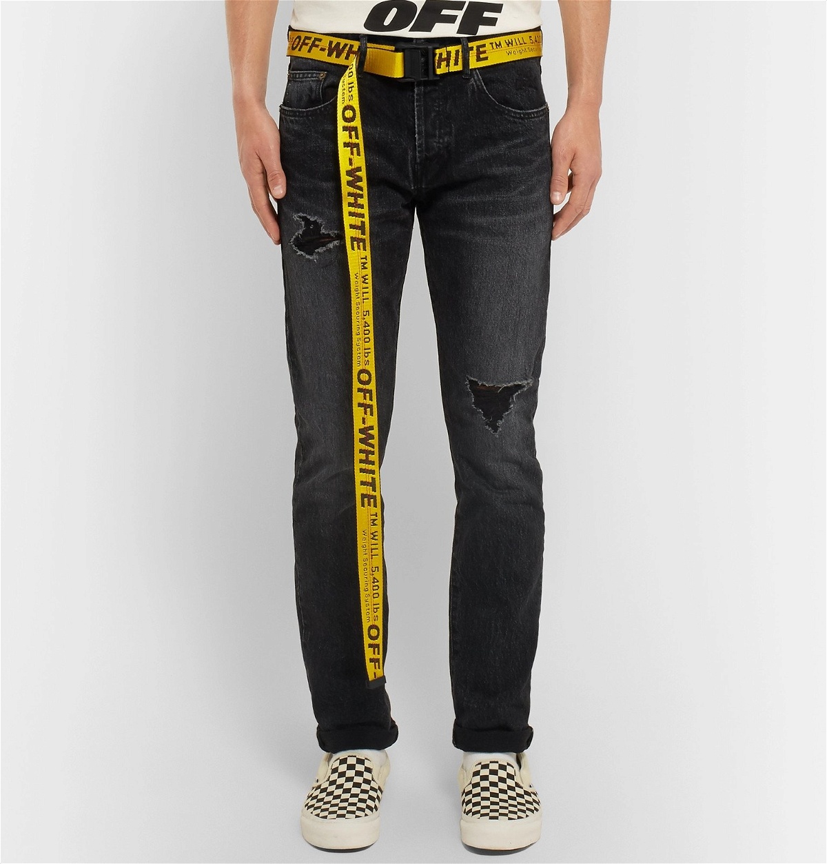 YELLOW INDUSTRIAL BELT off white, Spotern