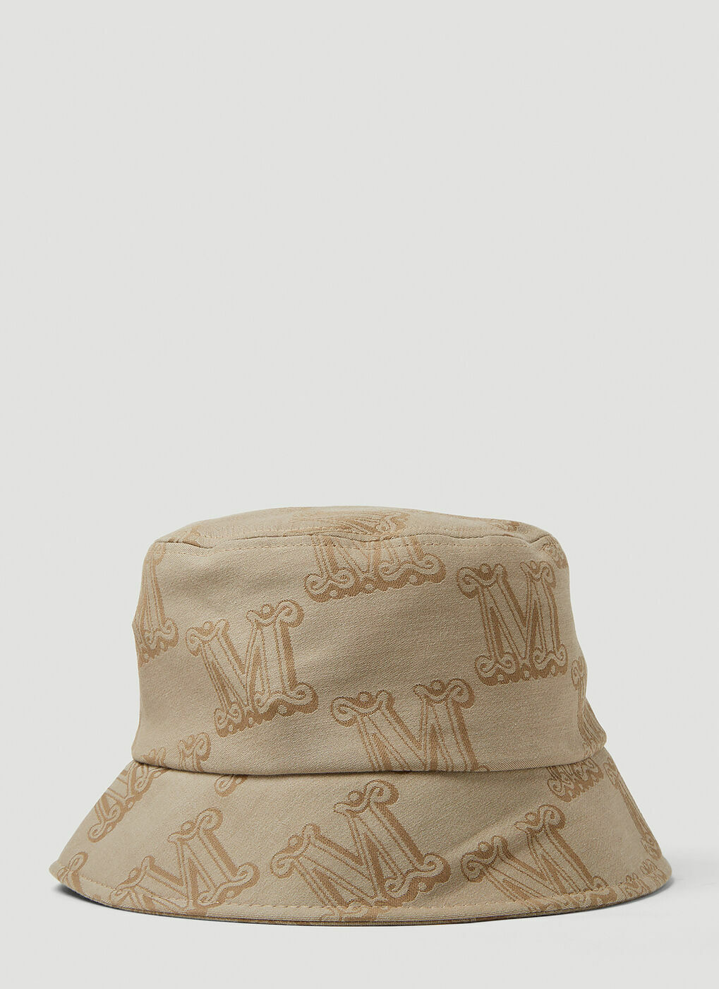 ハット Max Mara Cappello Bucket Con Logo Allover Max Mara Beige Monogram Hat ○ Labellov ○ Buy and Sell