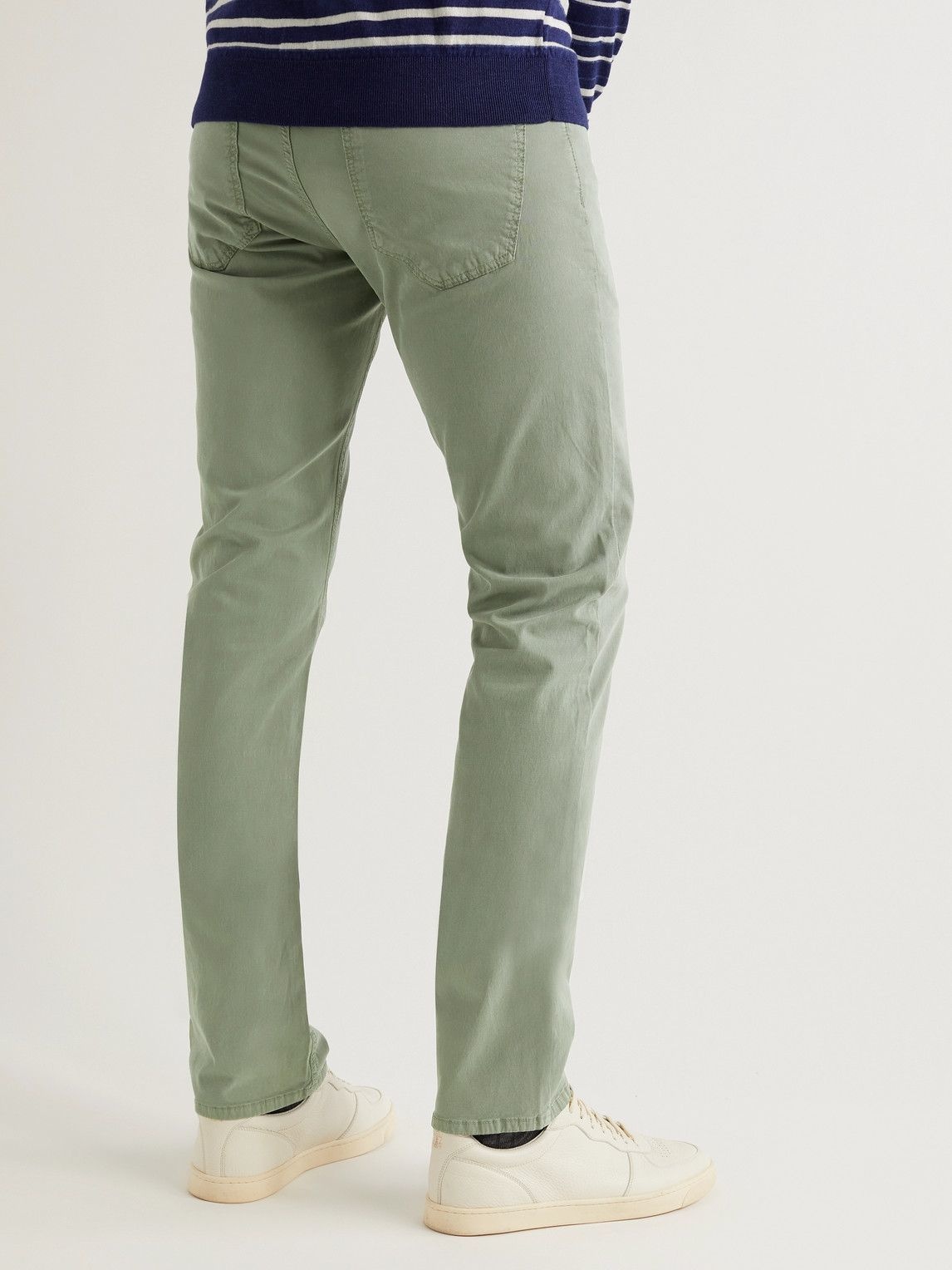 eb66 Slim-Fit Straight-Leg Tech-Twill Golf Trousers