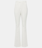 Rebecca Vallance Bridal Evelyn mid-rise crêpe bootcut pants