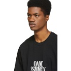 OAMC Black Logo Roman Numeral T-Shirt
