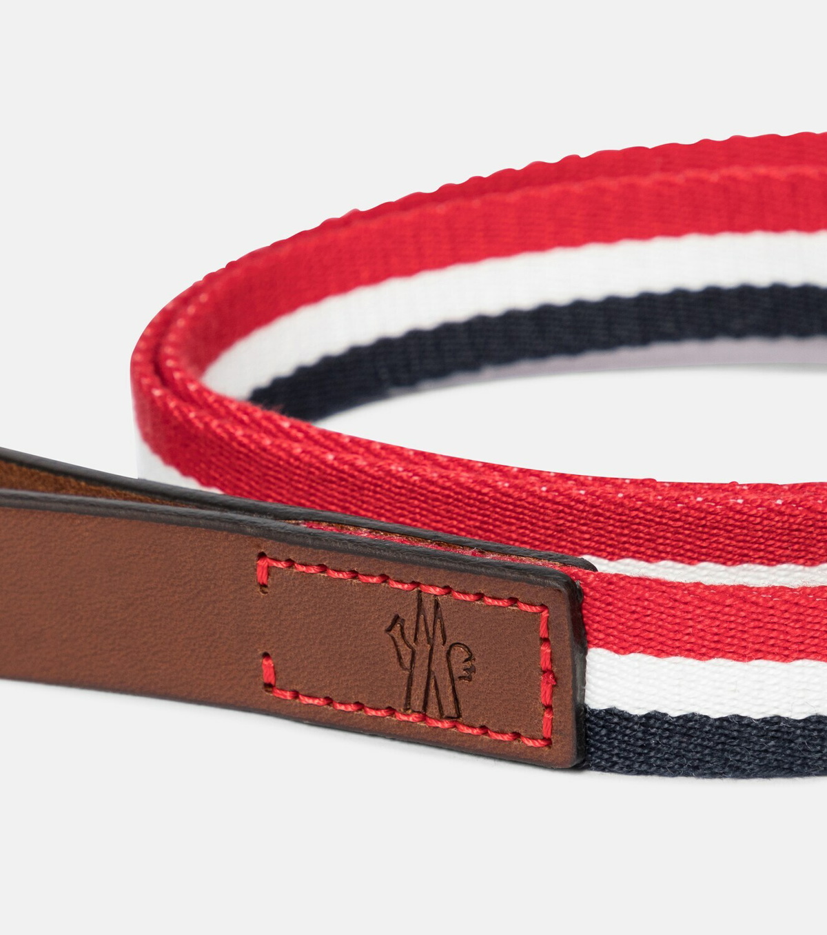 Moncler Genius - x Poldo Dog Couture striped dog leash
