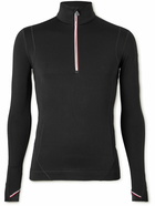 Moncler Grenoble - Slim-Fit Polartec® Power Grid™ Half-Zip Base Layer - Black