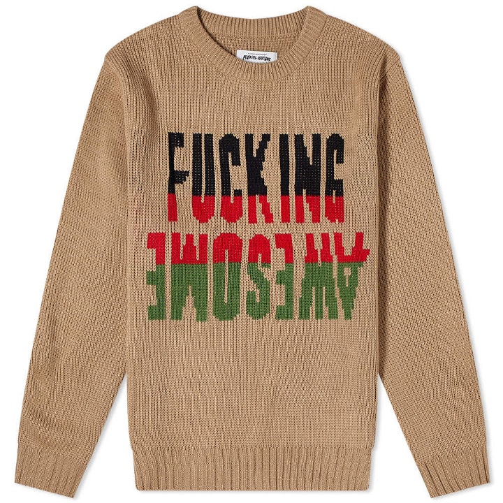 Photo: Fucking Awesome Intarsia Sweater