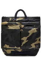 Porter Counter Shade Camouflage Padded Helmet bag - Khaki - One Size