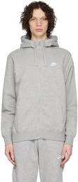 Nike Gray Sportswear Club Hoodie