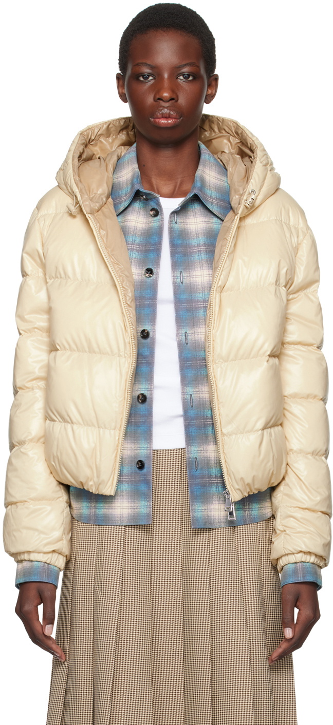 Moncler Beige Bayard Down Jacket Moncler