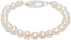 Hatton Labs White Classic Freshwater Pearl Bracelet
