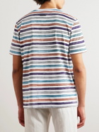 Missoni - Striped Space-Dyed Cotton-Jersey T-Shirt - White