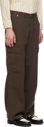 Dunst Brown Carpenter Denim Cargo Pants