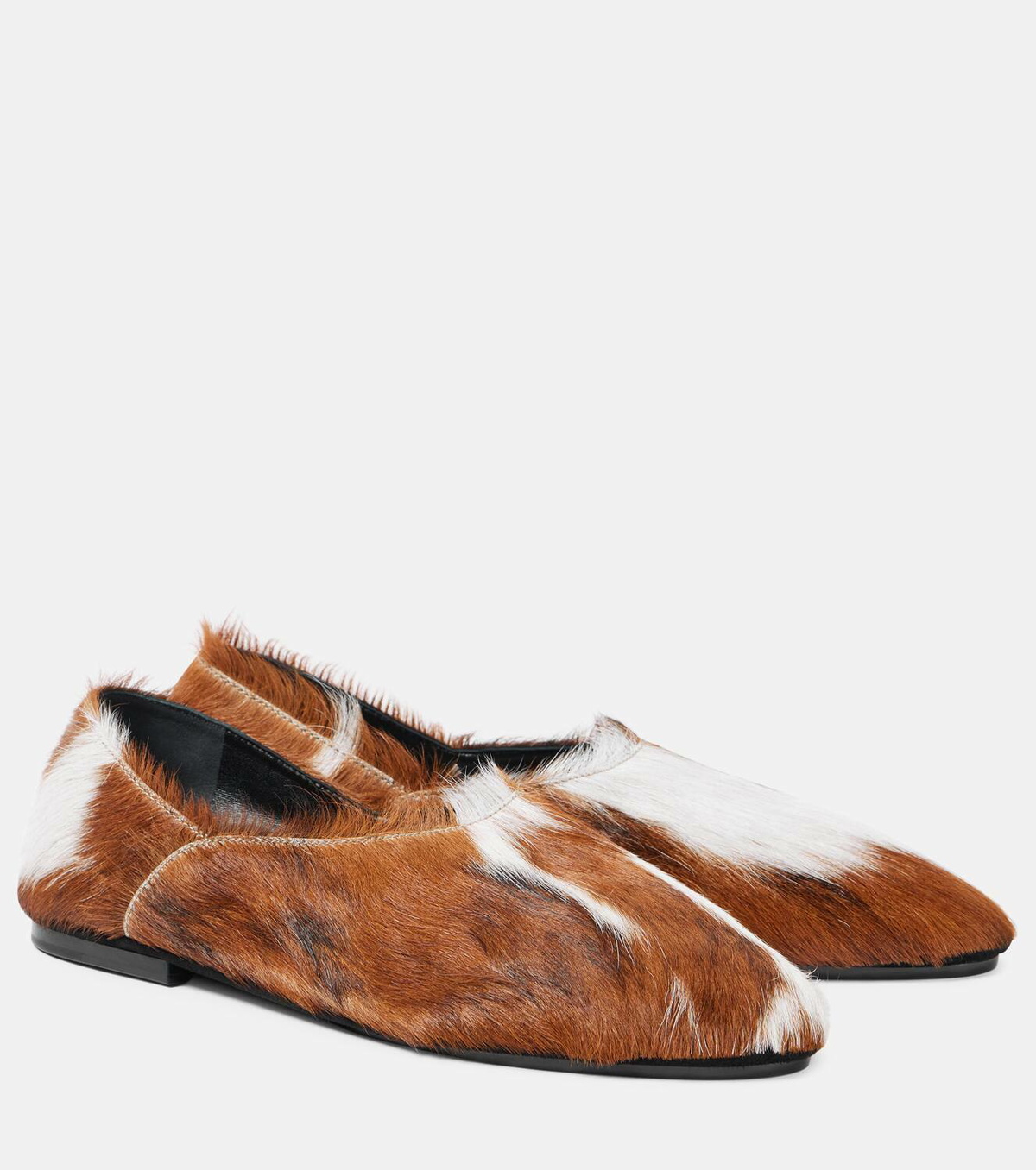 Jil Sander Calf hair slip-on shoes Jil Sander