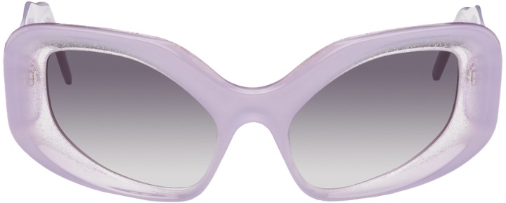 Photo: KNWLS Purple Andy Wolf Edition Glimmer Sunglasses