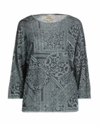 Alessia Santi Womens Sweater Slate in Blue