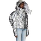 Chen Peng Silver Down Short Jacket