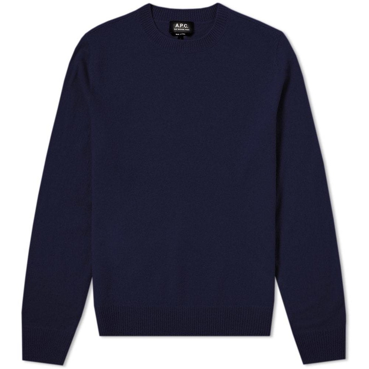 Photo: A.P.C. Han Boiled Wool Crew Knit