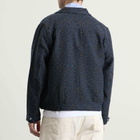 Folk Men's Signal Blouson Jacket in Indigo Mix Checkerboard