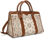 AMIRI Off-White & Brown Bandana Bag