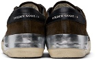 Golden Goose Black & Brown Super-Star Penstar Sneakers