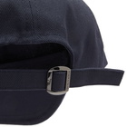 Maison Kitsuné Men's Tricolor Fox Patch 6 Panel Cap in Navy