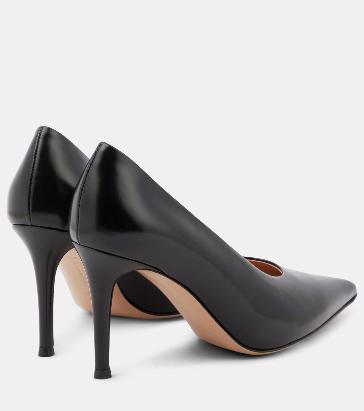 パンプス Gianvito Rossi 'Robbie' pumps GIANVITO ROSSI Robbie metallic leather slingback pumps | NET