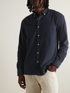 Officine Générale - Arsene Button-Down Collar Cotton and Lyocell-Blend Corduroy Shirt - Blue
