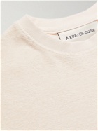 A Kind Of Guise - Veloso Organic Cotton-Terry T-Shirt - Neutrals