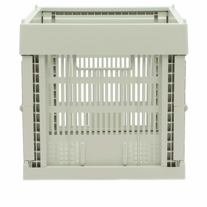 Photo: HAY Cube Recycled Colour Crate in Grey 