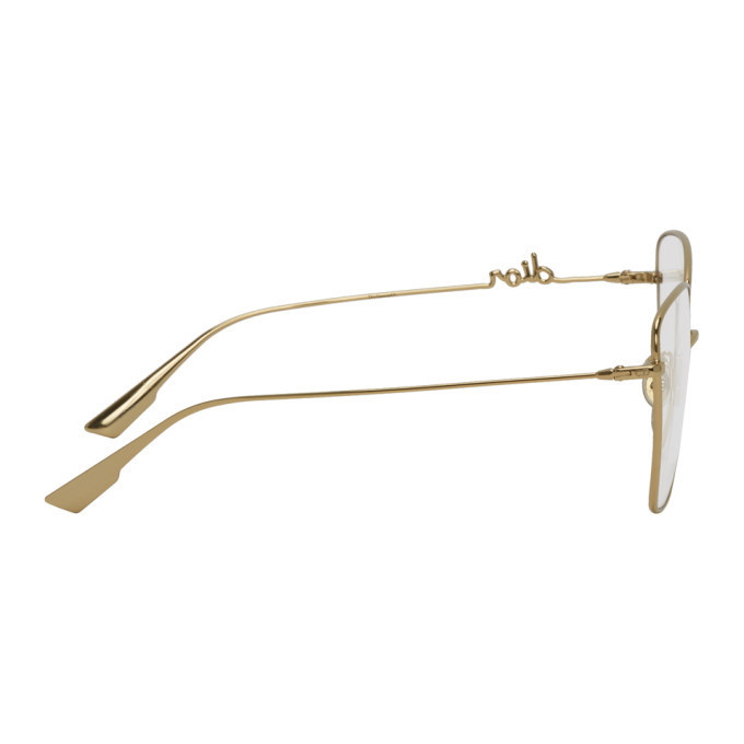dior gold glasses