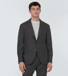 Brunello Cucinelli Striped virgin wool suit