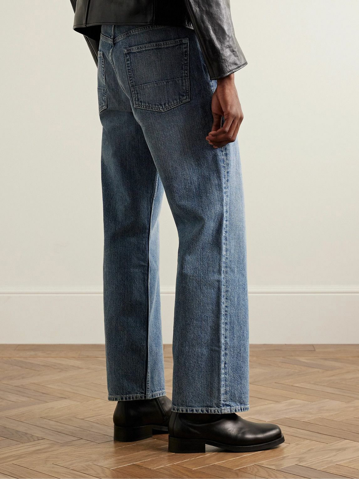 Third Cut wide-leg jeans in blue - Our Legacy