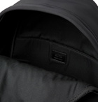 AMI - Logo-Appliquéd Leather-Trimmed Neoprene Backpack - Black