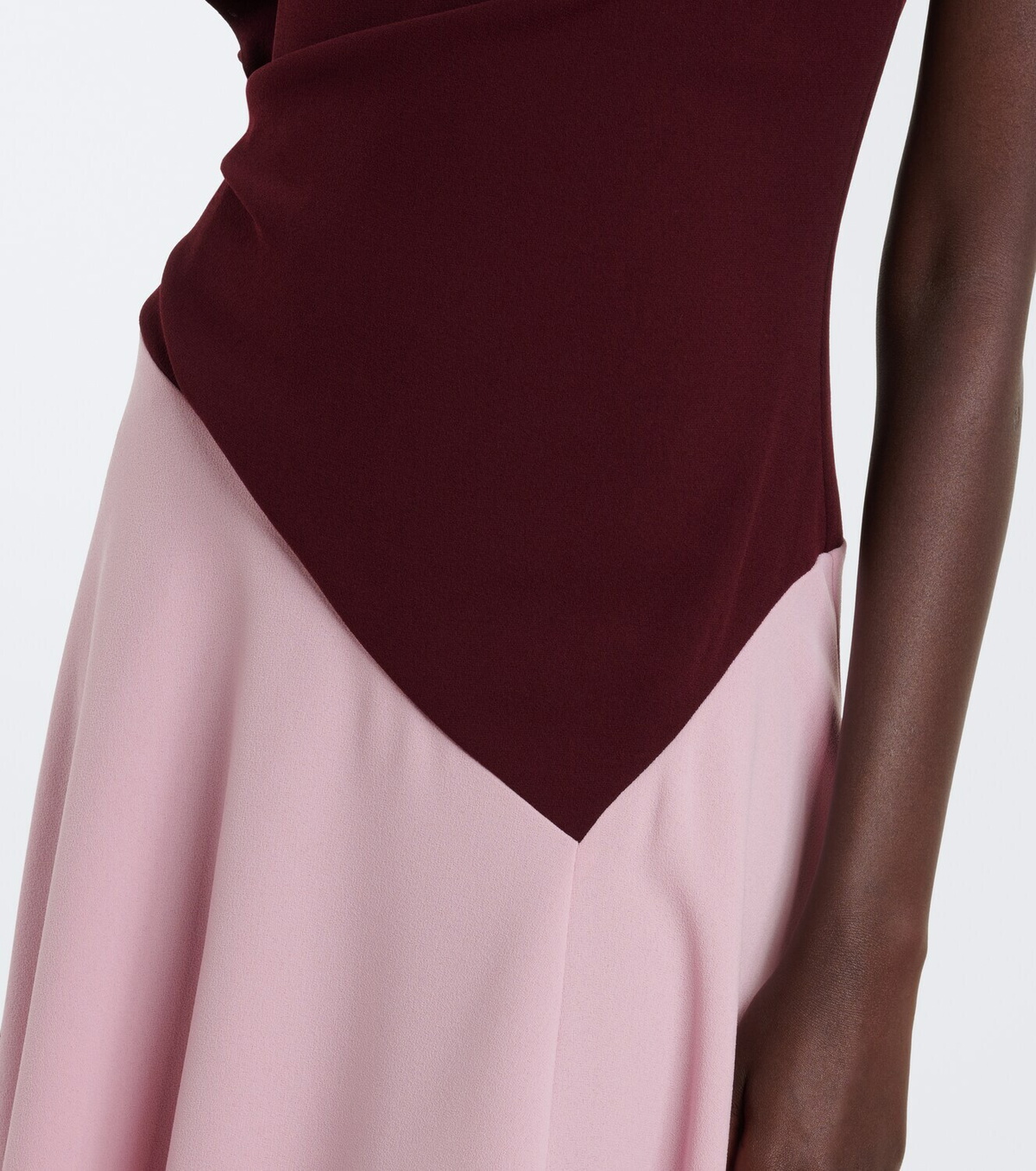 Roksanda Oryn draped asymmetric crêpe midi dress