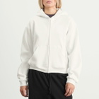 SKIMS Women's Cotton Fleece Classic Zip Up Hoodie in Marble