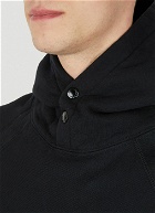 Raglan Hooded Sweatshirt in Black