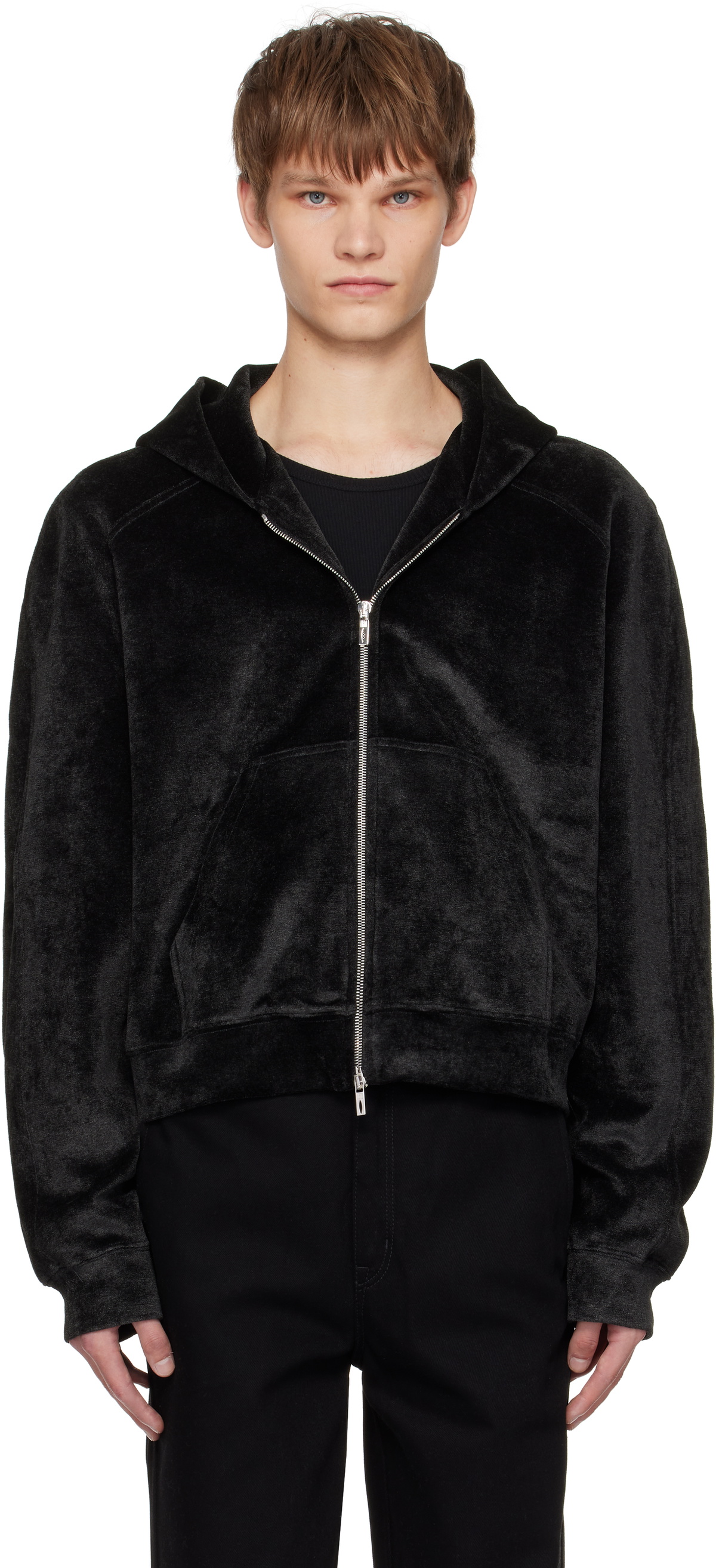 LGN Louis Gabriel Nouchi Black Raglan Hoodie