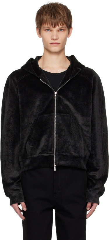 Photo: LGN Louis Gabriel Nouchi Black Raglan Hoodie