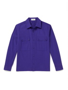 SAINT LAURENT - Cotton-Twill Overshirt - Purple
