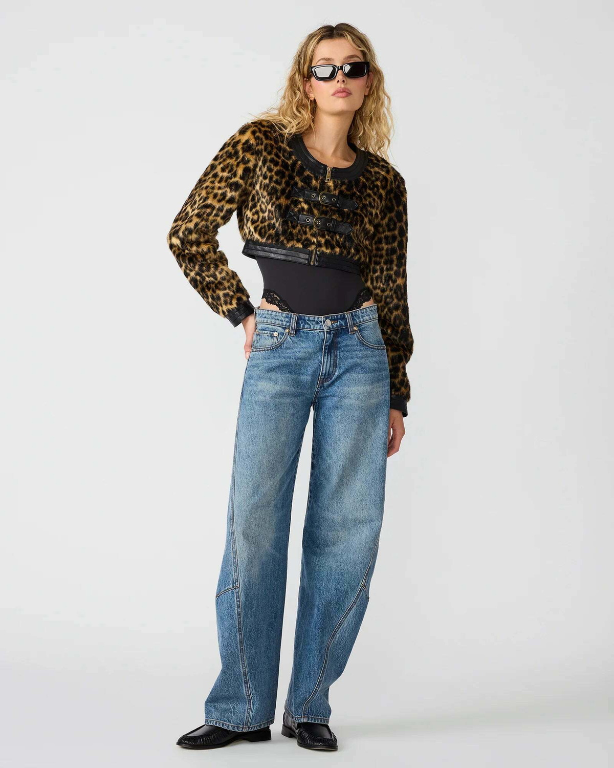 Steve Madden Felicitey Jacket Dresses in Leopard