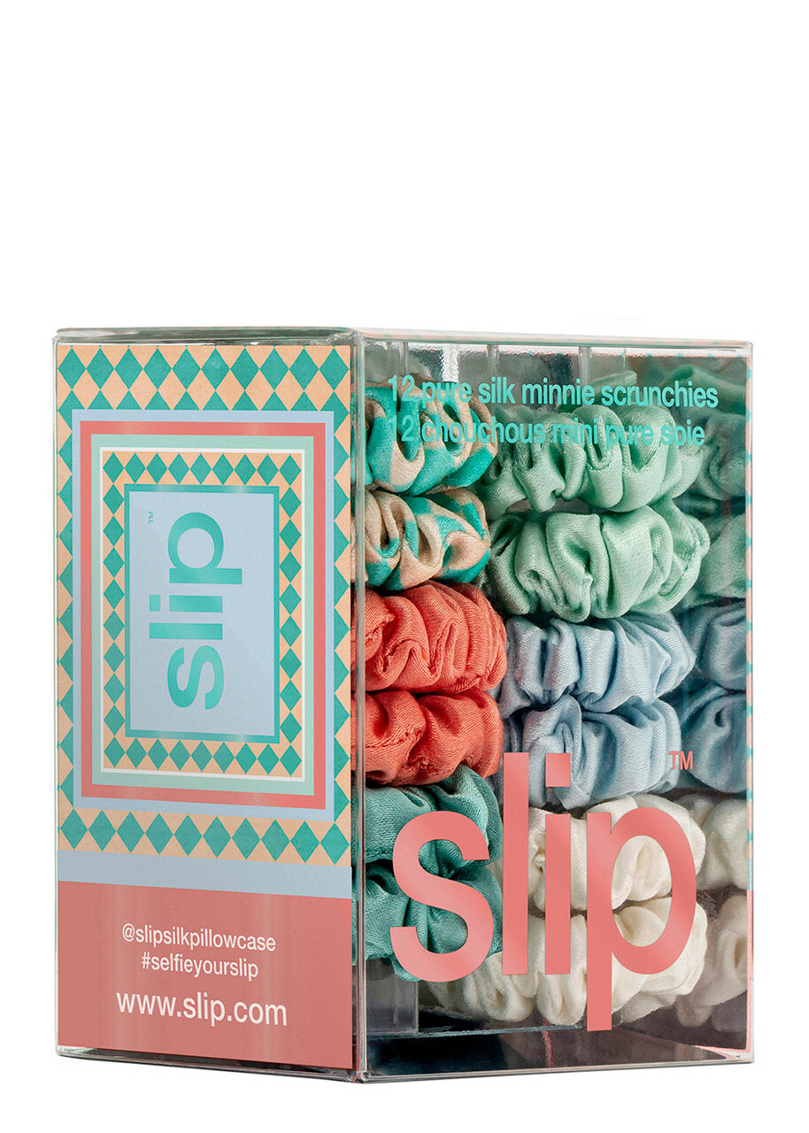 Slip Pure Silk Minnie Scrunchies - Seaside