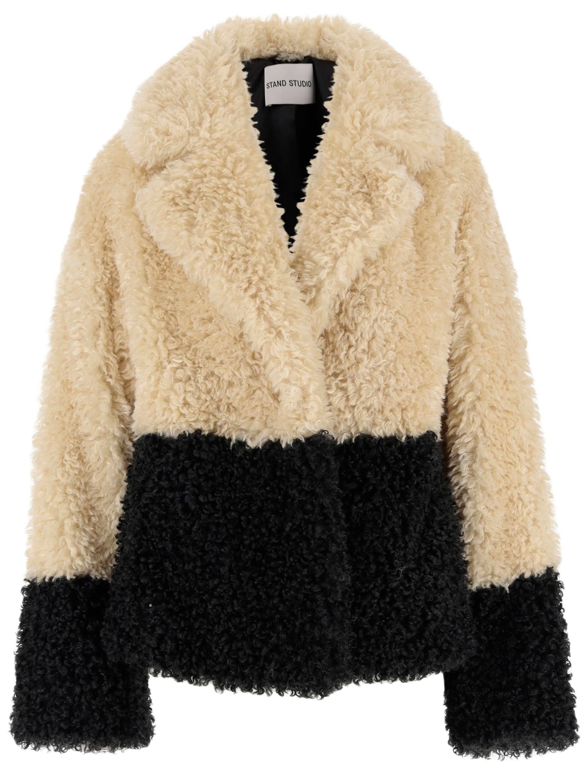 Stand Studio Green Melina Faux-Shearling Jacket Stand Studio