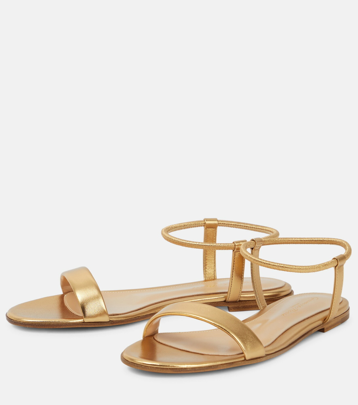 Gianvito Rossi JAIME 05 レザーフラットサンダル 35 Gianvito Rossi JAIME 05 レザーフラットサンダル 35 - メルカリ