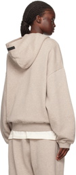 Fear of God ESSENTIALS Beige Bonded Hoodie