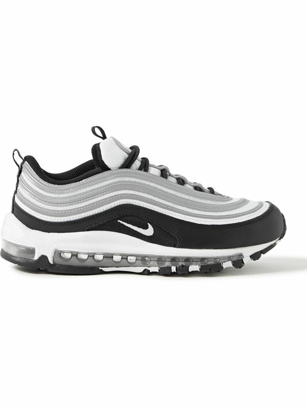 Photo: Nike - Air Max 97 Leather and Mesh Sneakers - Black